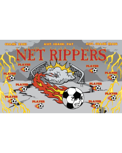 Net Rippers Soccer 9oz Fabric Team Banner E-Z Order