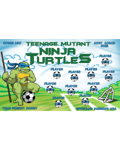 Teenage Mutant Ninja Turtles Soccer 9oz Fabric Team Banner E-Z Order