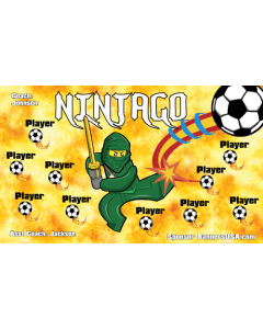 Ninjago Soccer 9oz Fabric Team Banner E-Z Order