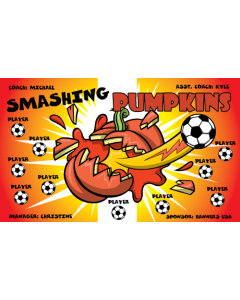 Smashing Pumpkins Soccer 9oz Fabric Team Banner E-Z Order