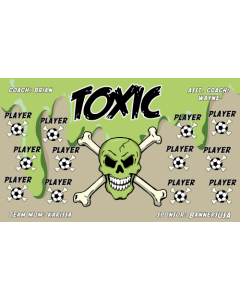 Toxic Soccer 9oz Fabric Team Banner E-Z Order