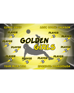 Golden Girls Soccer 13oz Vinyl Team Banner DIY Live Designer