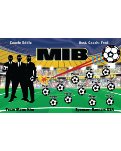 MIB Soccer 9oz Fabric Team Banner DIY Live Designer