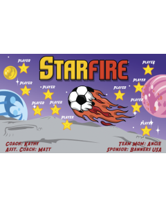 Starfire Soccer 9oz Fabric Team Banner DIY Live Designer