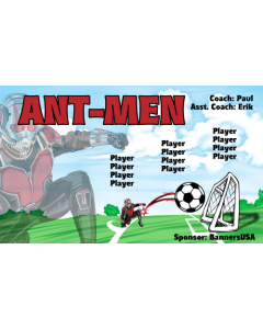 Ant-Men Soccer Fabric Team Banner Live Designer