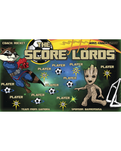 Score Lords Soccer 9oz Fabric Team Banner DIY Live Designer