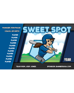 Sweet Spot Softball 13oz Vinyl Team Banner DIY Live Designer