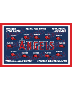 Angels Major League Vinyl Team Banner Live Designer