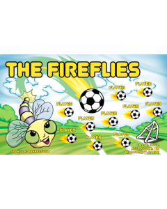 Fireflies Soccer 13oz Vinyl Team Banner DIY Live Designer
