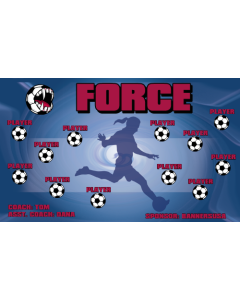 Force Soccer 13oz Vinyl Team Banner DIY Live Designer