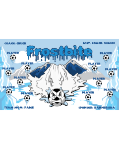 Frostbite Soccer 13oz Vinyl Team Banner DIY Live Designer