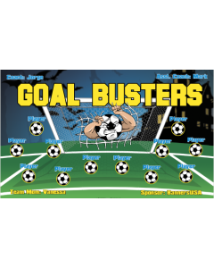 Goal Busters Soccer 13oz Vinyl Team Banner DIY Live Designer