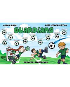 Guardians Soccer 13oz Vinyl Team Banner DIY Live Designer