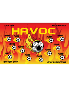 Havoc Soccer 13oz Vinyl Team Banner DIY Live Designer