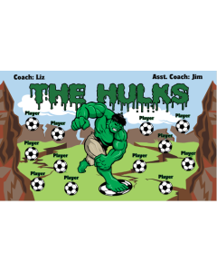 Hulks Soccer 13oz Vinyl Team Banner DIY Live Designer