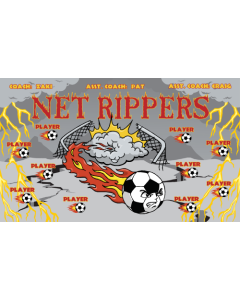 Net Rippers Soccer 9oz Fabric Team Banner DIY Live Designer