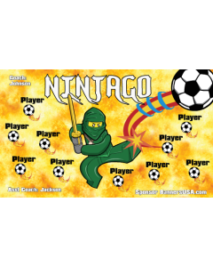 Ninjago Soccer 9oz Fabric Team Banner DIY Live Designer