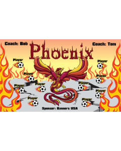 Phoenix Soccer 13oz Vinyl Team Banner DIY Live Designer