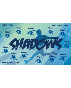 Shadows Soccer 13oz Vinyl Team Banner DIY Live Designer